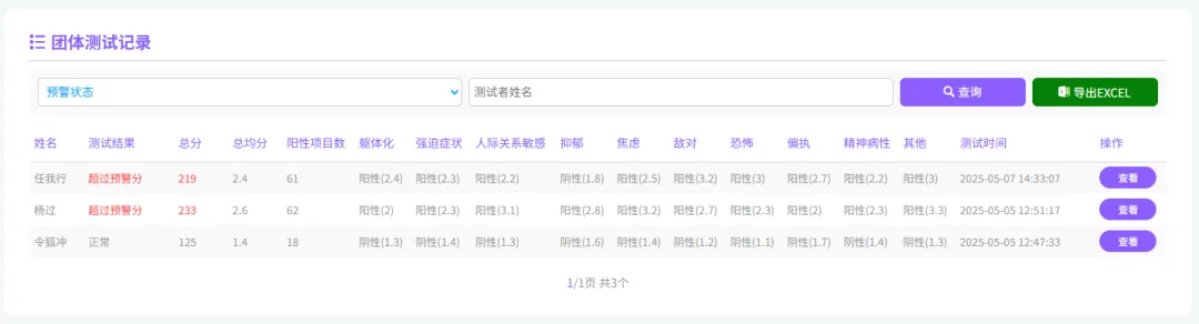 拾棠团体心理测试